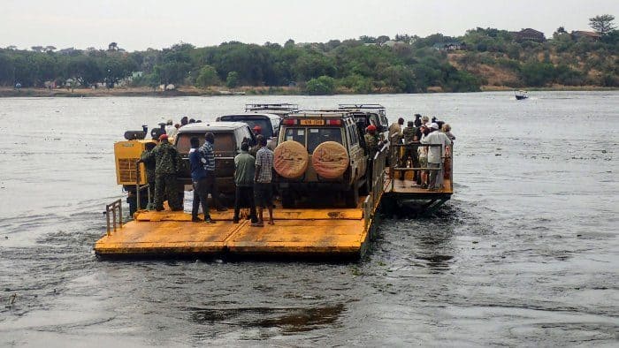 Paraa ferry crossing at Murchison Falls National Park