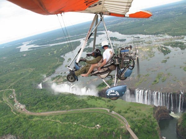 Wings of freedom over Victoria Falls