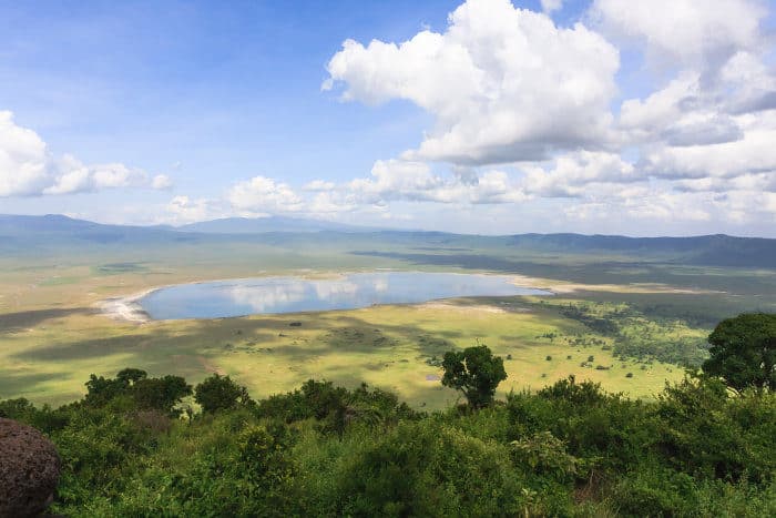 Ngorongoro is the world’s largest intact volcanic caldera