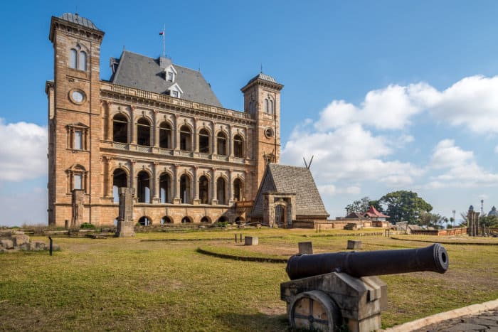 Courtyard of the royal palace complex, Rova of Antananarivo, Madagascar