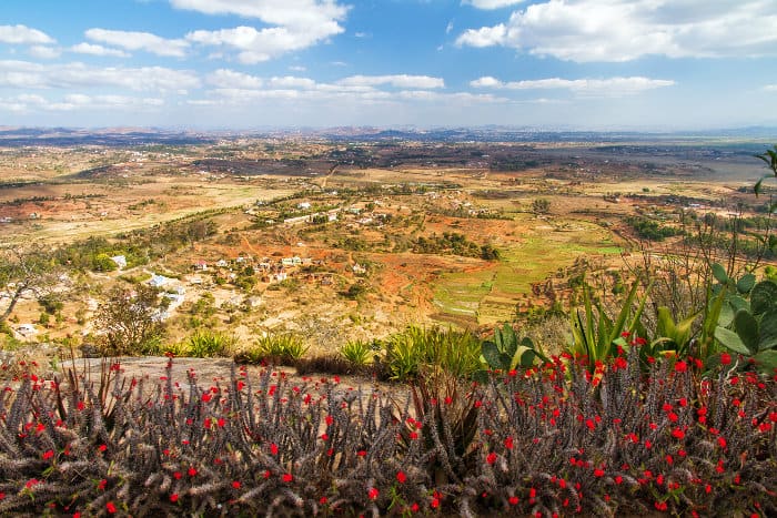 View of Antananarivo from the Royal Hill of Ambohimanga