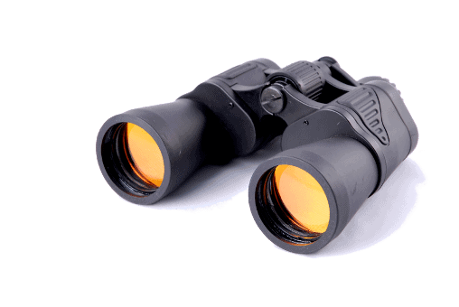 With a good pair of binoculars you can scan the African bush for wild animals